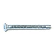 MIDWEST FASTENER #6-32 x 1-1/2 in Phillips Flat Machine Screw, Zinc Plated Steel, 35 PK 77266